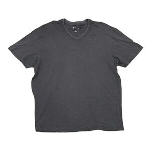 Cremieux Gray Garment Dyed Cotton T-Shirt M